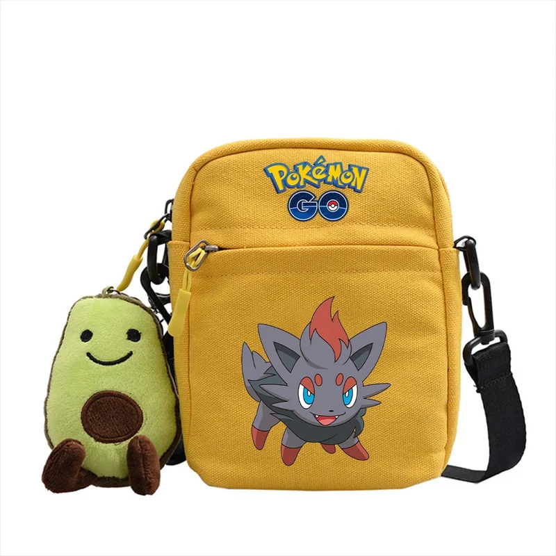 Sac besace motifs Pokémon et pendentif peluche avocat