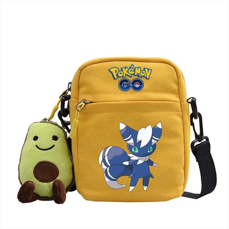 Sac besace motifs Pokémon et pendentif peluche avocat