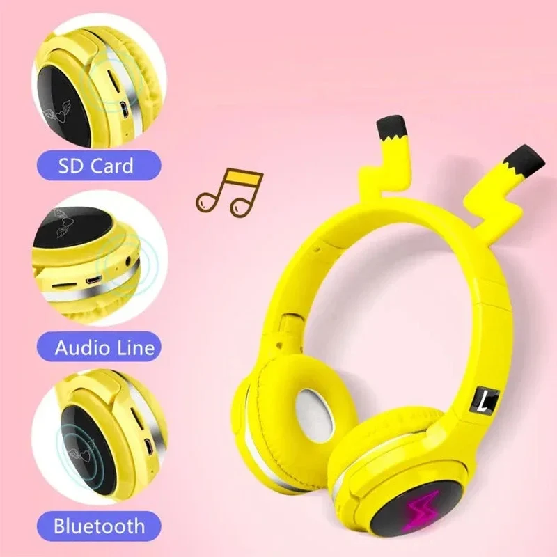 Casque Bluetooth 5.0 Pokémon Pikachu