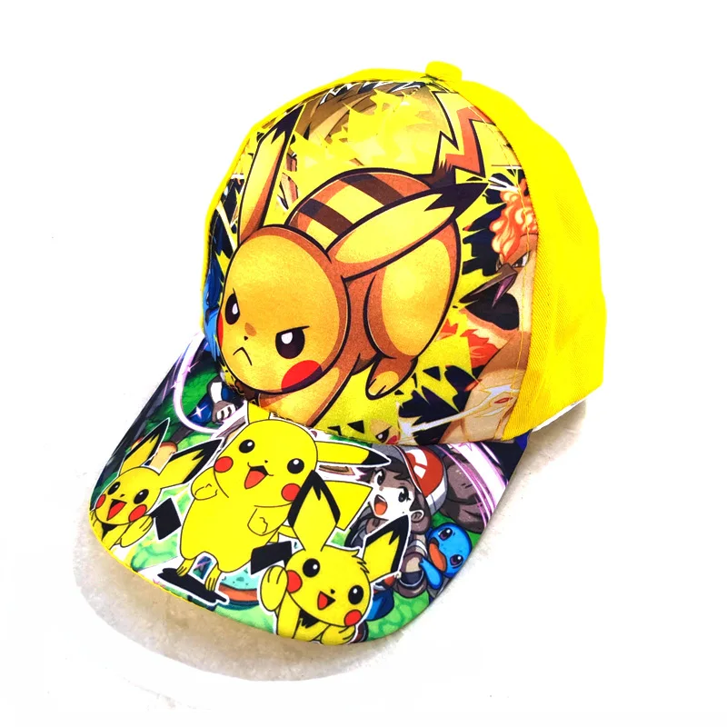 Casquettes Pikachu colorées pour enfants