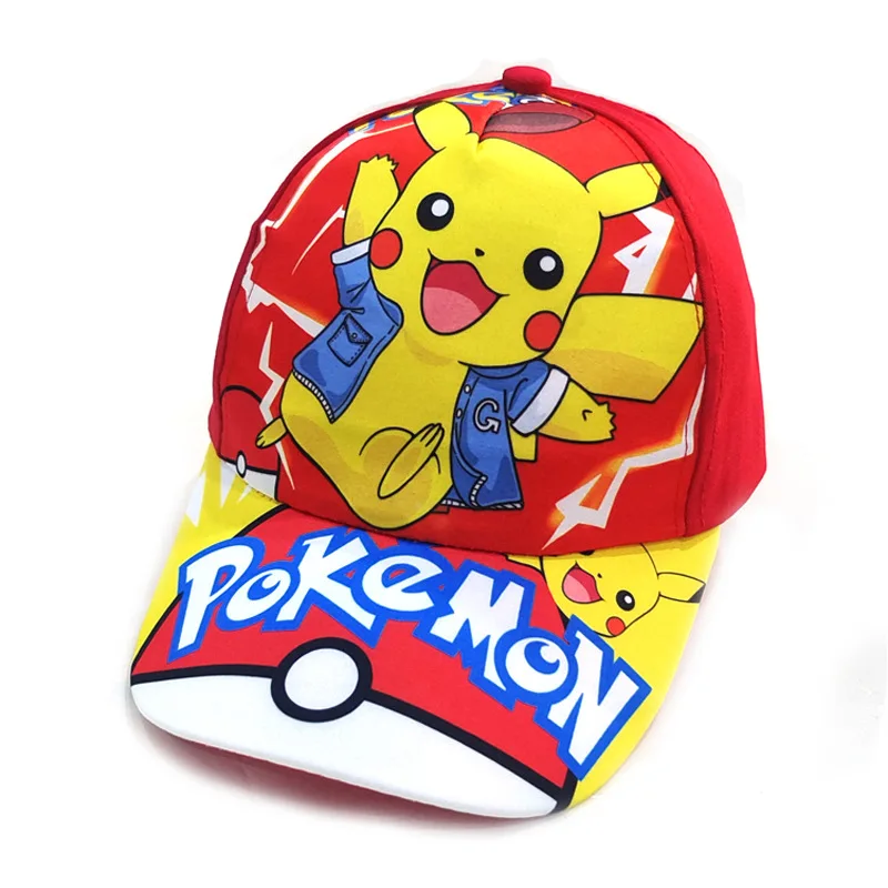 Casquettes Pikachu colorées pour enfants