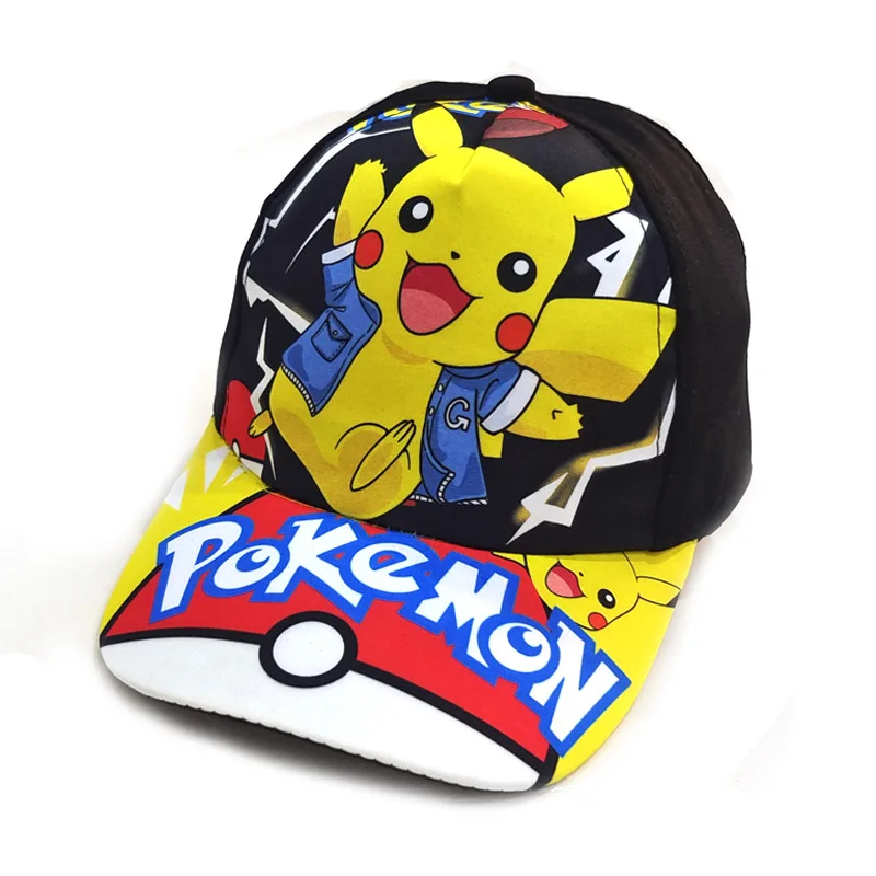 Casquettes Pikachu colorées pour enfants