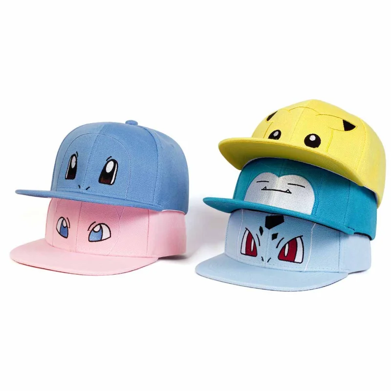 Nouveaux chapeaux de casquette de baseball Ronflex, Jigglypuff, Squirtle ou Pikachu