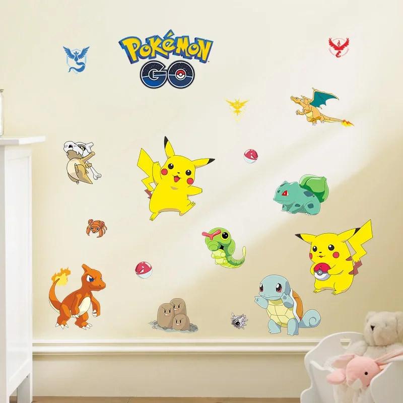 Sticker décoration murale Pokemon tatouage mural