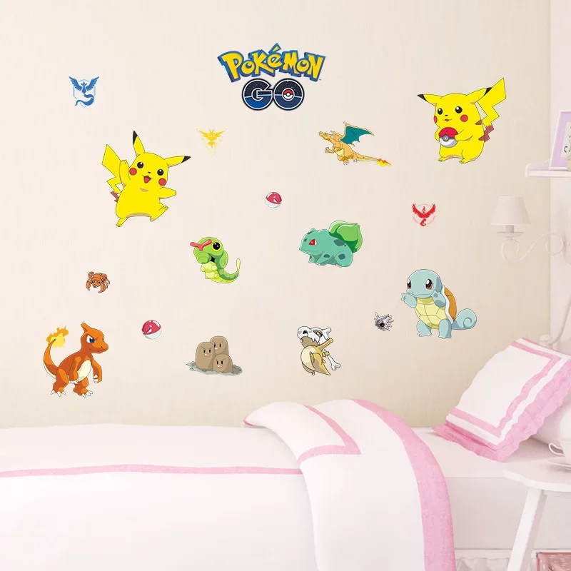 Sticker décoration murale Pokemon tatouage mural