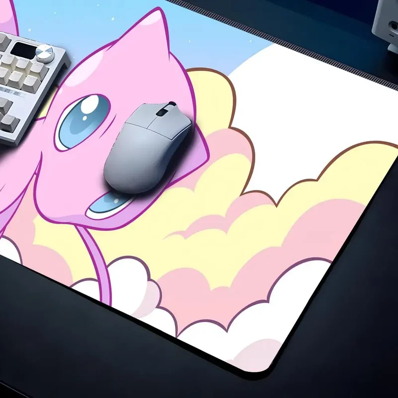 Grand tapis de souris de jeu Anime Pokemon avec différents motifs