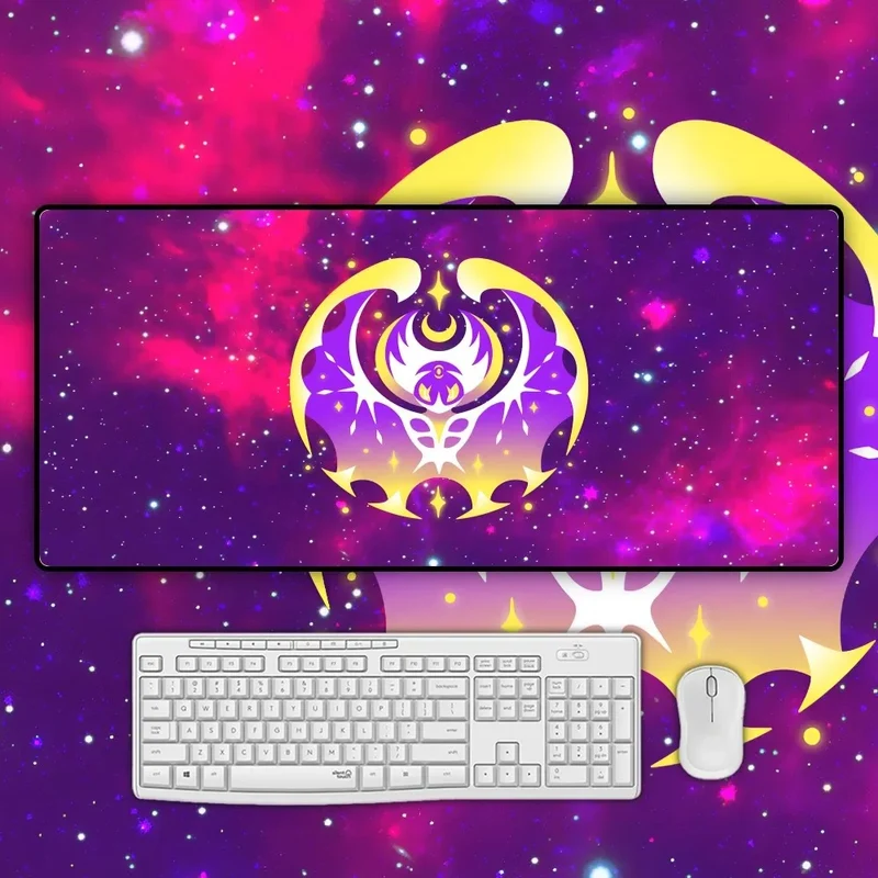 Grand tapis de souris de jeu Anime Pokemon avec différents motifs