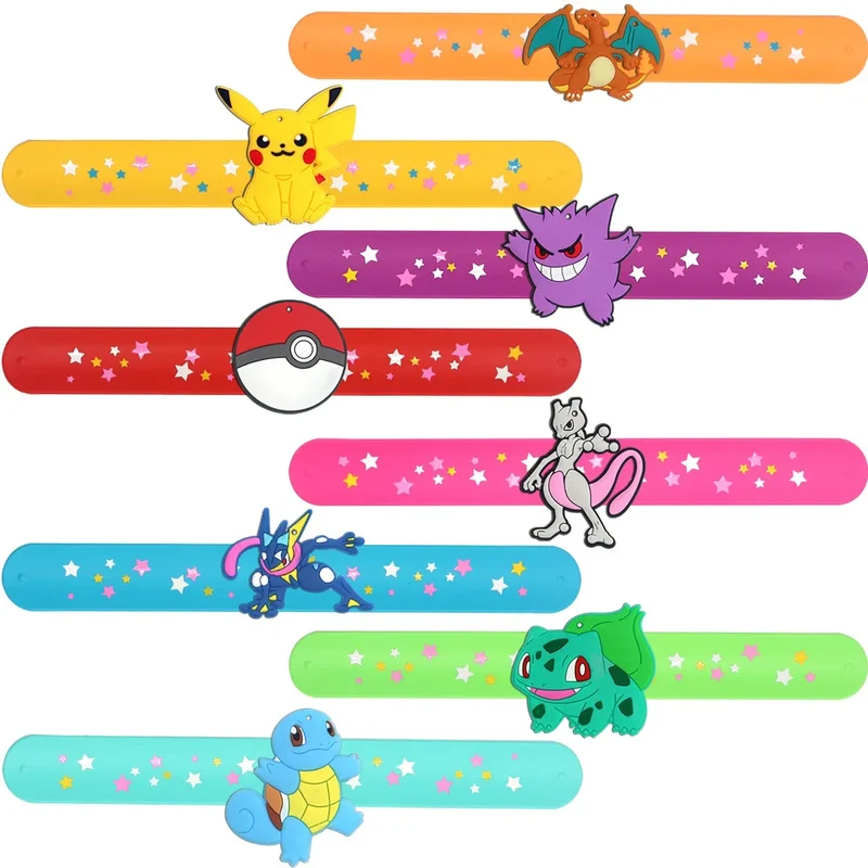Bracelets pour enfants Pikachu, Gengar, Squirtle, Mewtwo et autres