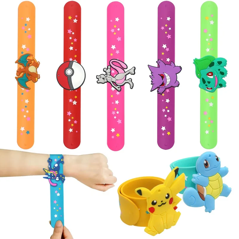 Bracelets pour enfants Pikachu, Gengar, Squirtle, Mewtwo et autres