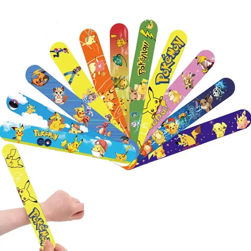 3, 6 ou 12 bracelets Pokémon pour enfants