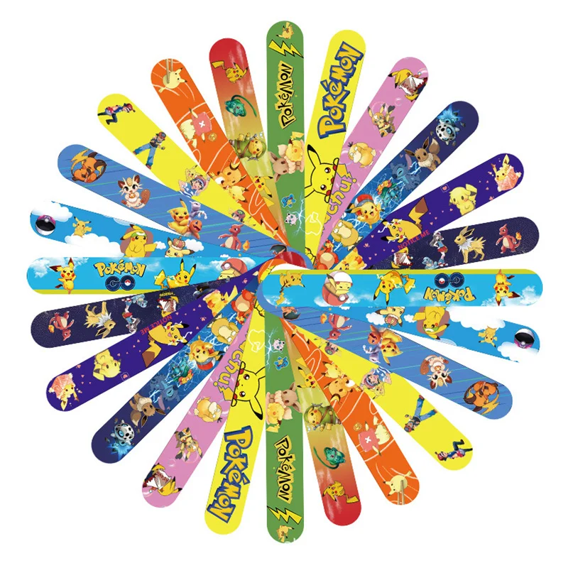 3, 6 ou 12 bracelets Pokémon pour enfants