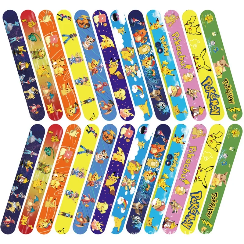3, 6 ou 12 bracelets Pokémon pour enfants