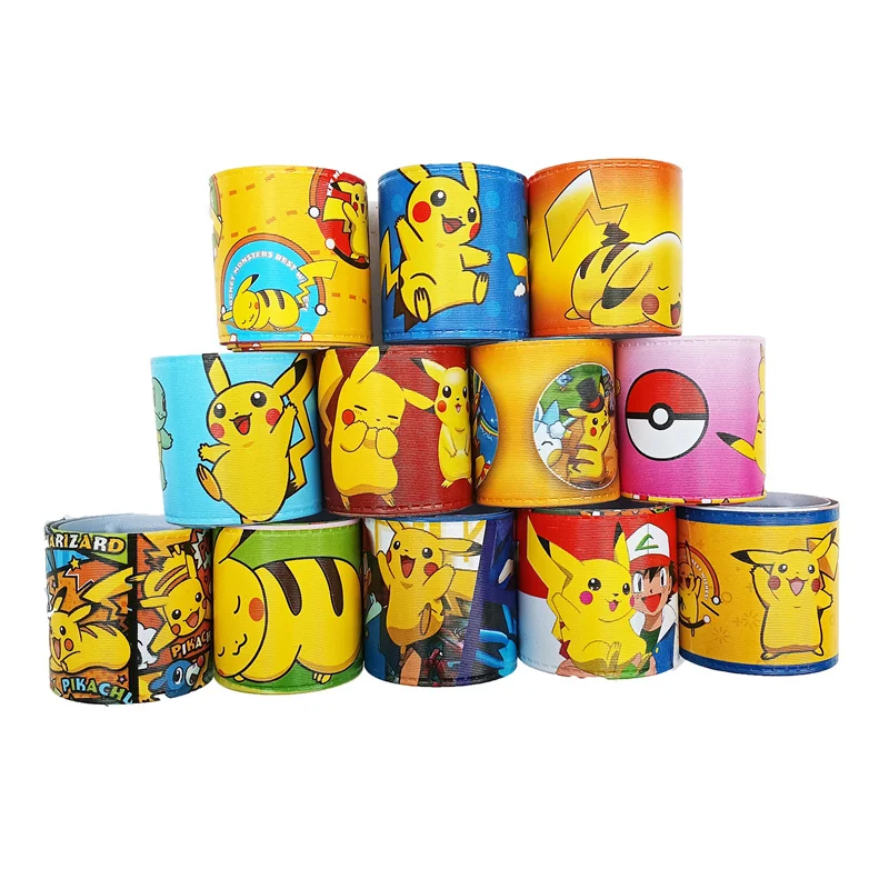 3, 6 ou 12 bracelets Pokémon pour enfants