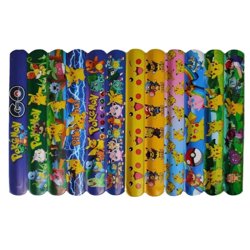 3, 6 ou 12 bracelets Pokémon pour enfants