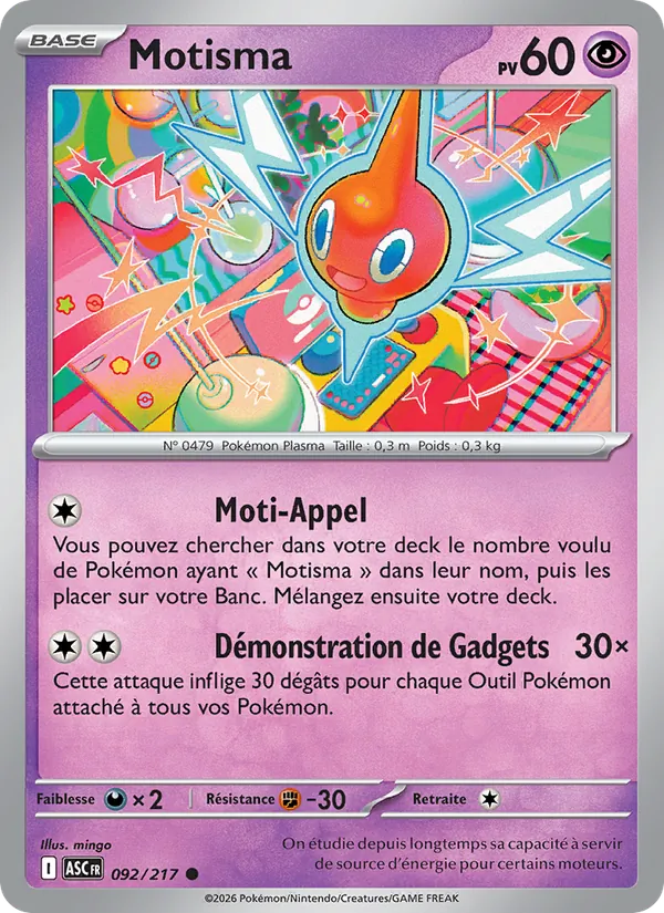 Motisma 92/217 — ME02.5 – Héros Transcendants — Carte Pokémon française