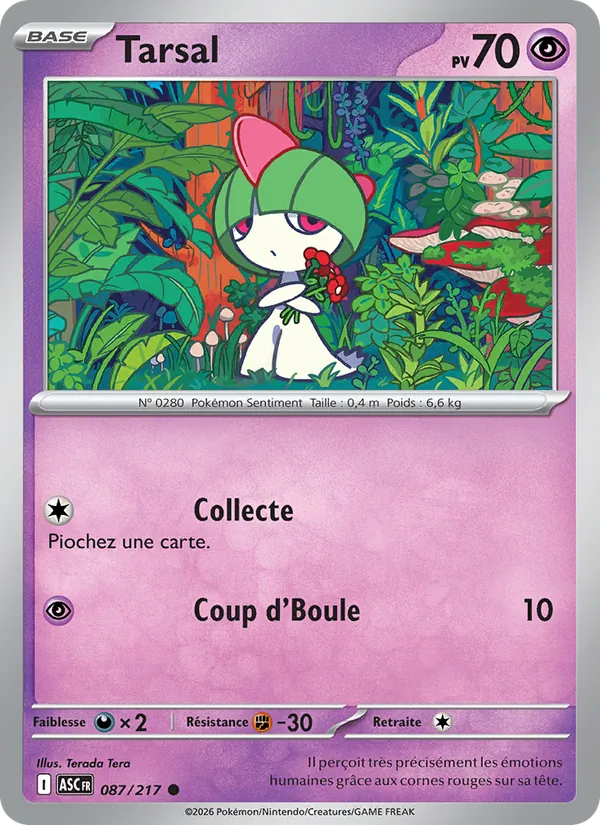 Tarsal 87/217 — ME02.5 – Héros Transcendants — Carte Pokémon française