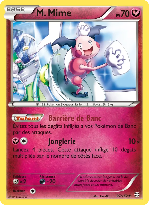 M. Mime 97/162 — XY8 – Impulsion Turbo — Carte Pokémon française