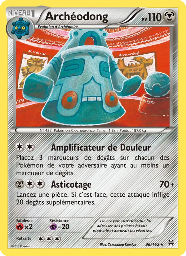 Archéodong 96/162 — XY8 – Impulsion Turbo — Carte Pokémon française
