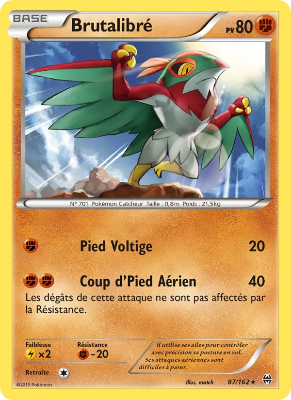 Brutalibré 87/162 — XY8 – Impulsion Turbo — Carte Pokémon française