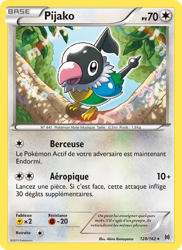Pijako 128/162 — XY8 – Impulsion Turbo — Carte Pokémon française