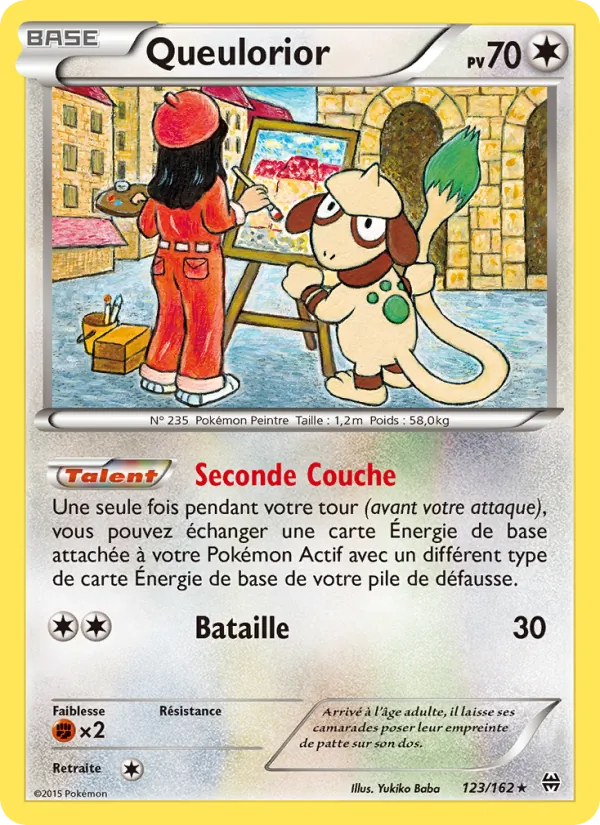 Queulorior 123/162 — XY8 – Impulsion Turbo — Carte Pokémon française