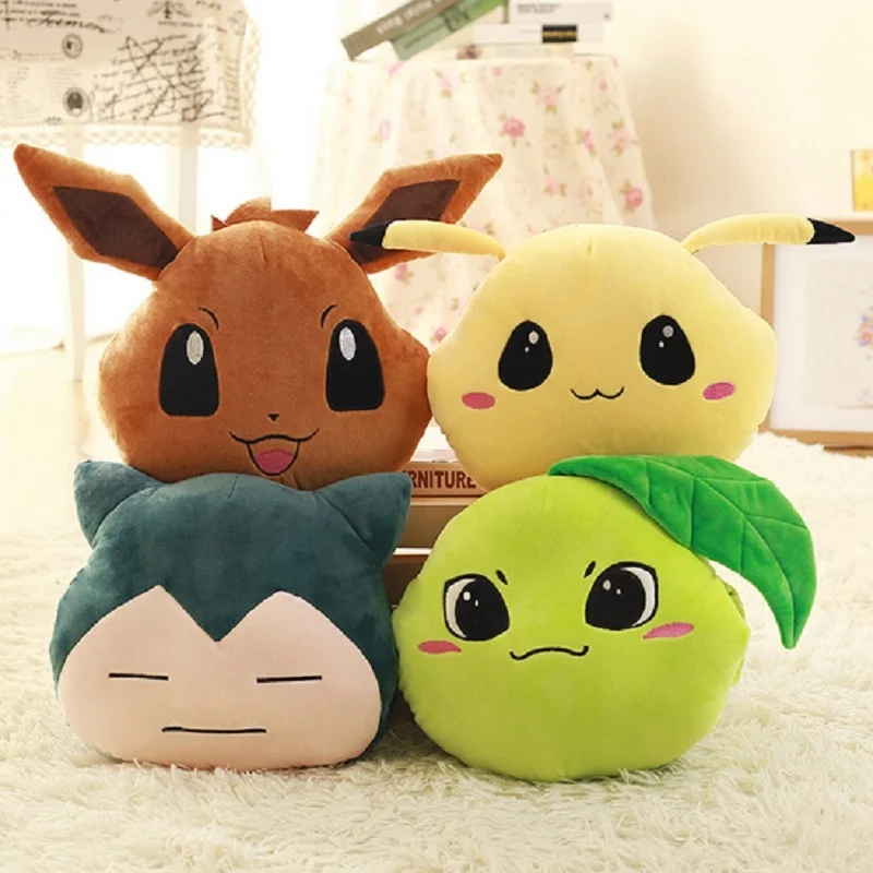 Gants Pokemon chauffe-mains Ronflex, Eevee, Enton - différents motifs