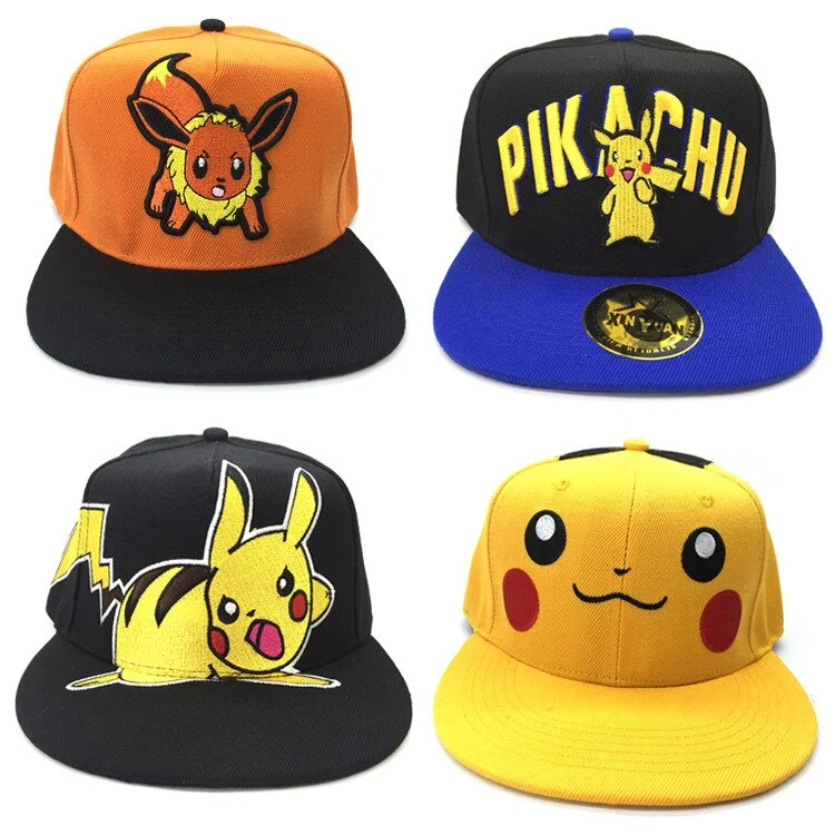Casquette Pikachu - chapeau - casquette de baseball - différents motifs