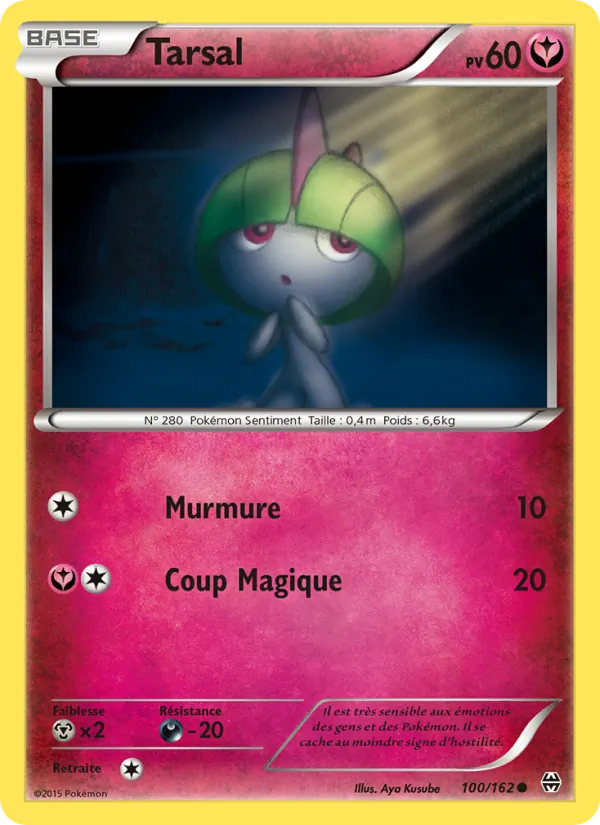 Tarsal 100/162 — XY8 – Impulsion Turbo — Carte Pokémon française
