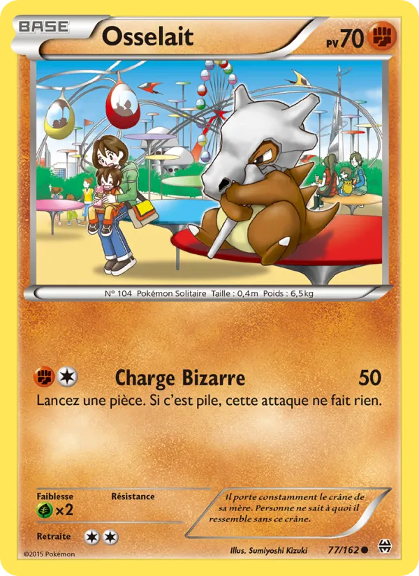Osselait 77/162 — XY8 – Impulsion Turbo — Carte Pokémon française