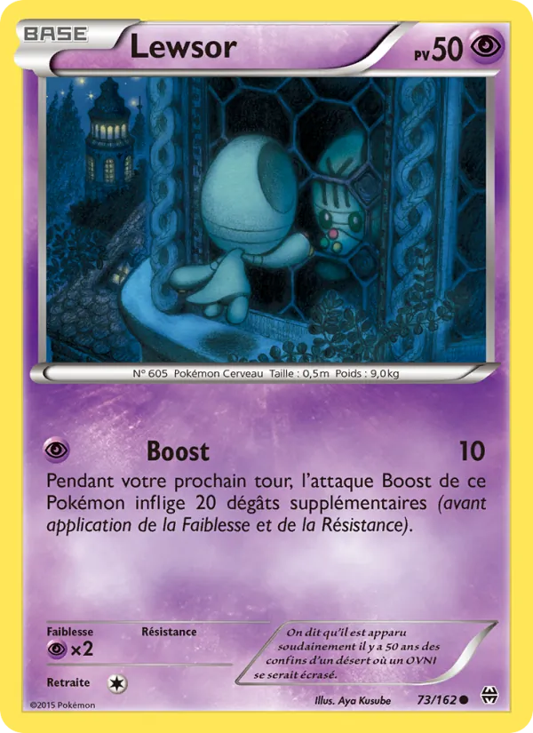 Lewsor 73/162 — XY8 – Impulsion Turbo — Carte Pokémon française