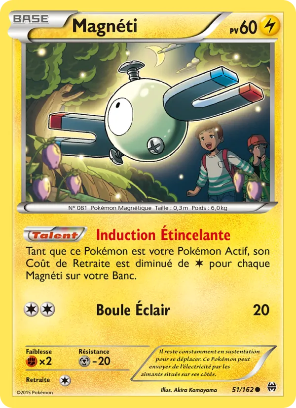 Magnéti 51/162 — XY8 – Impulsion Turbo — Carte Pokémon française