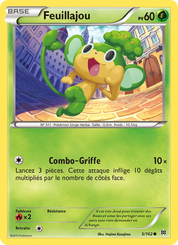 Feuillajou 5/162 — XY8 – Impulsion Turbo — Carte Pokémon française