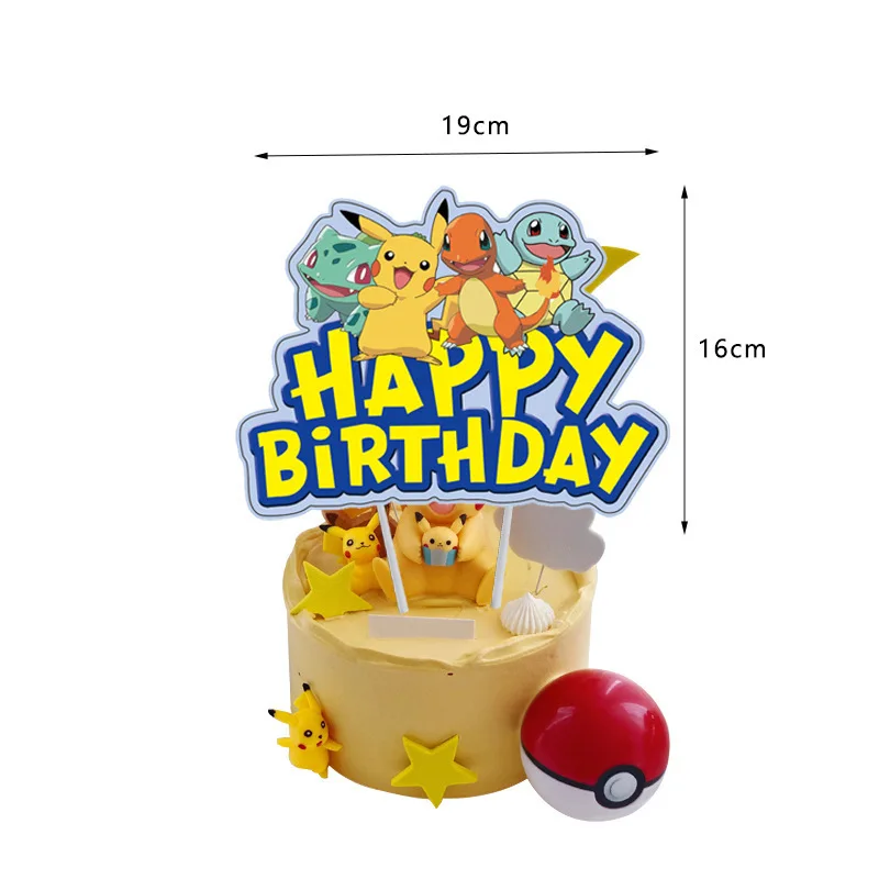 Décoration de gâteau Pikachu