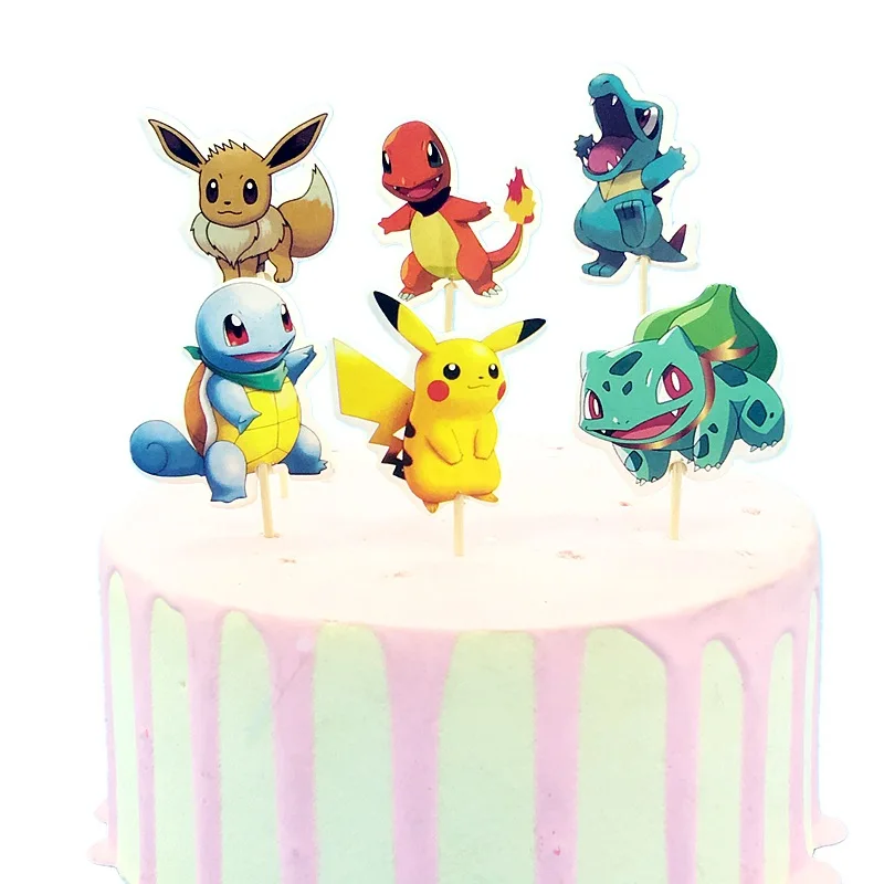 Décoration de gâteau Pikachu
