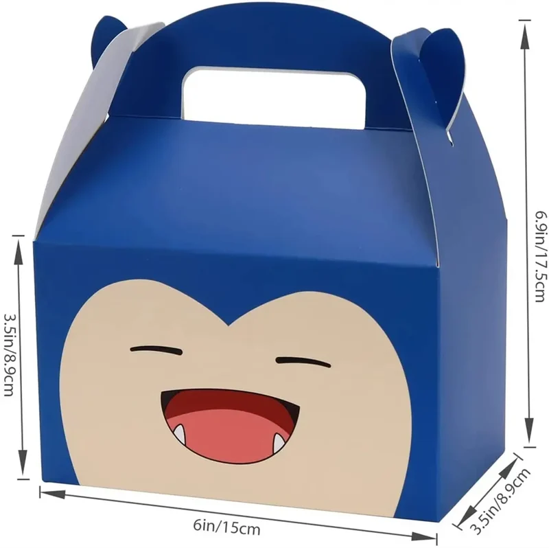 8 sacs d'anniversaire au design Pokémon, Jigglypuff ou Pikachu.