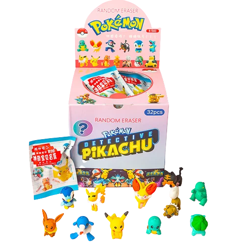 Pokémon 32 sacs aveugles avec figurine dans une boîte cadeau