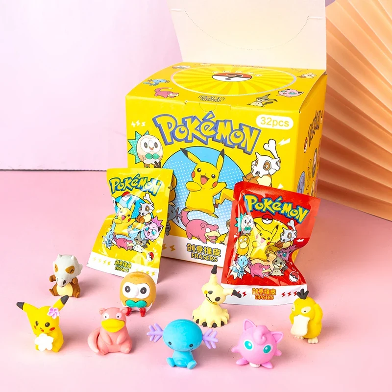 Pokémon 32 sacs aveugles avec figurine dans une boîte cadeau
