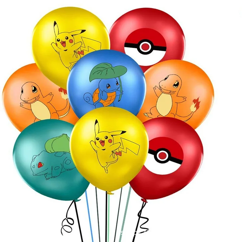 Pokemon Pikachu Joyeux Anniversaire Ballons Décoration D'anniversaire