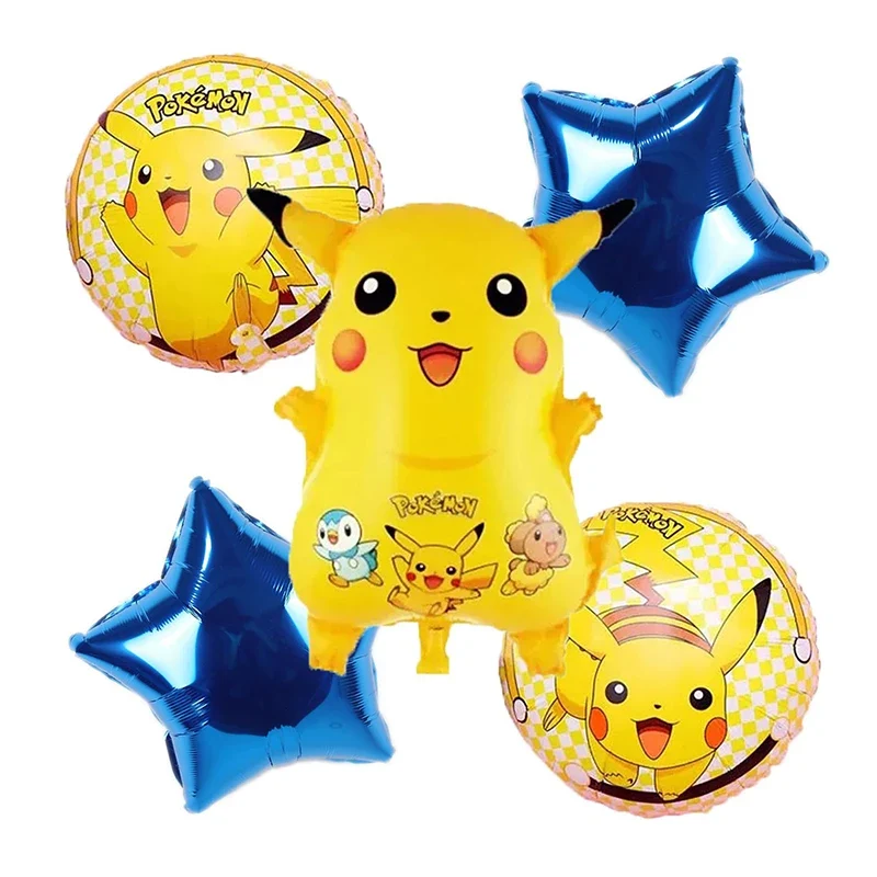 Pokemon Pikachu Joyeux Anniversaire Ballons Décoration D'anniversaire