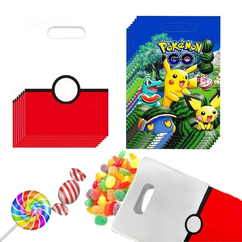 Sac de sacs d'anniversaire Pokemon 10 pièces