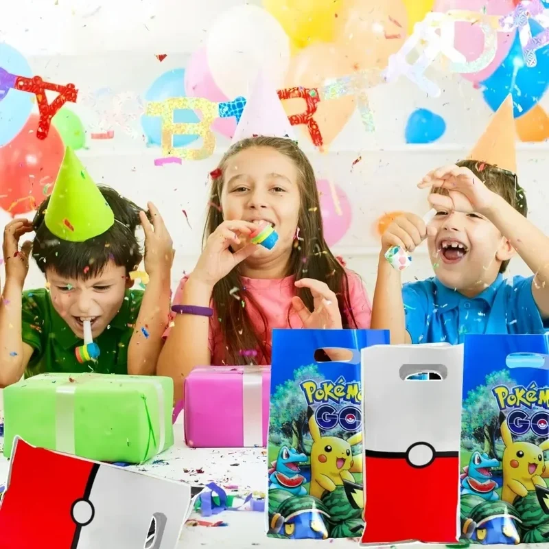 Sac de sacs d'anniversaire Pokemon 10 pièces