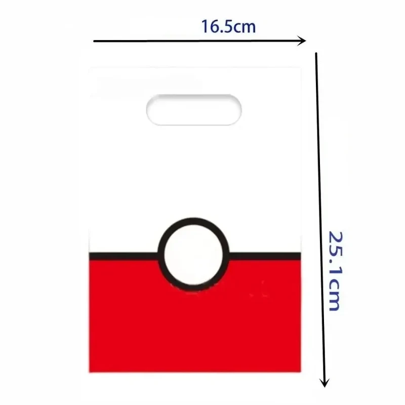 Sac de sacs d'anniversaire Pokemon 10 pièces