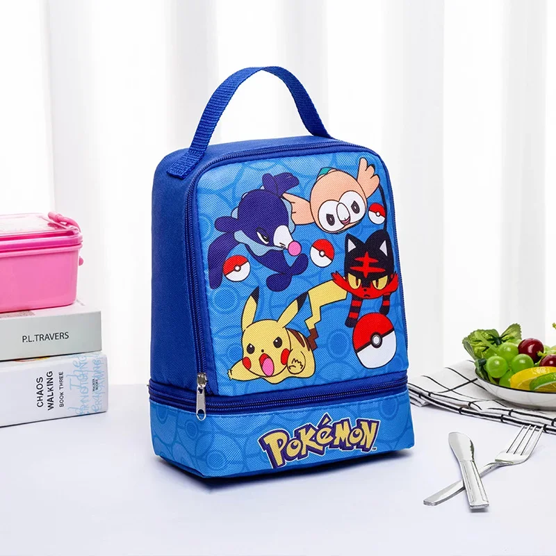 Sac à bento portable Pokemon Pikachu pour enfants
