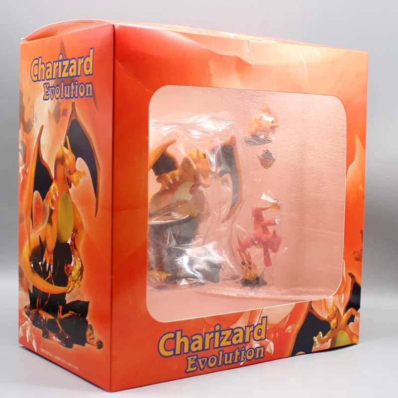 Ensemble de figurines Charizard Evolution Charizard (env. 13 cm)