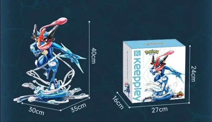 Ensemble de jouets de blocs de construction Charizard Charizard X ou Quajutsu Greninja