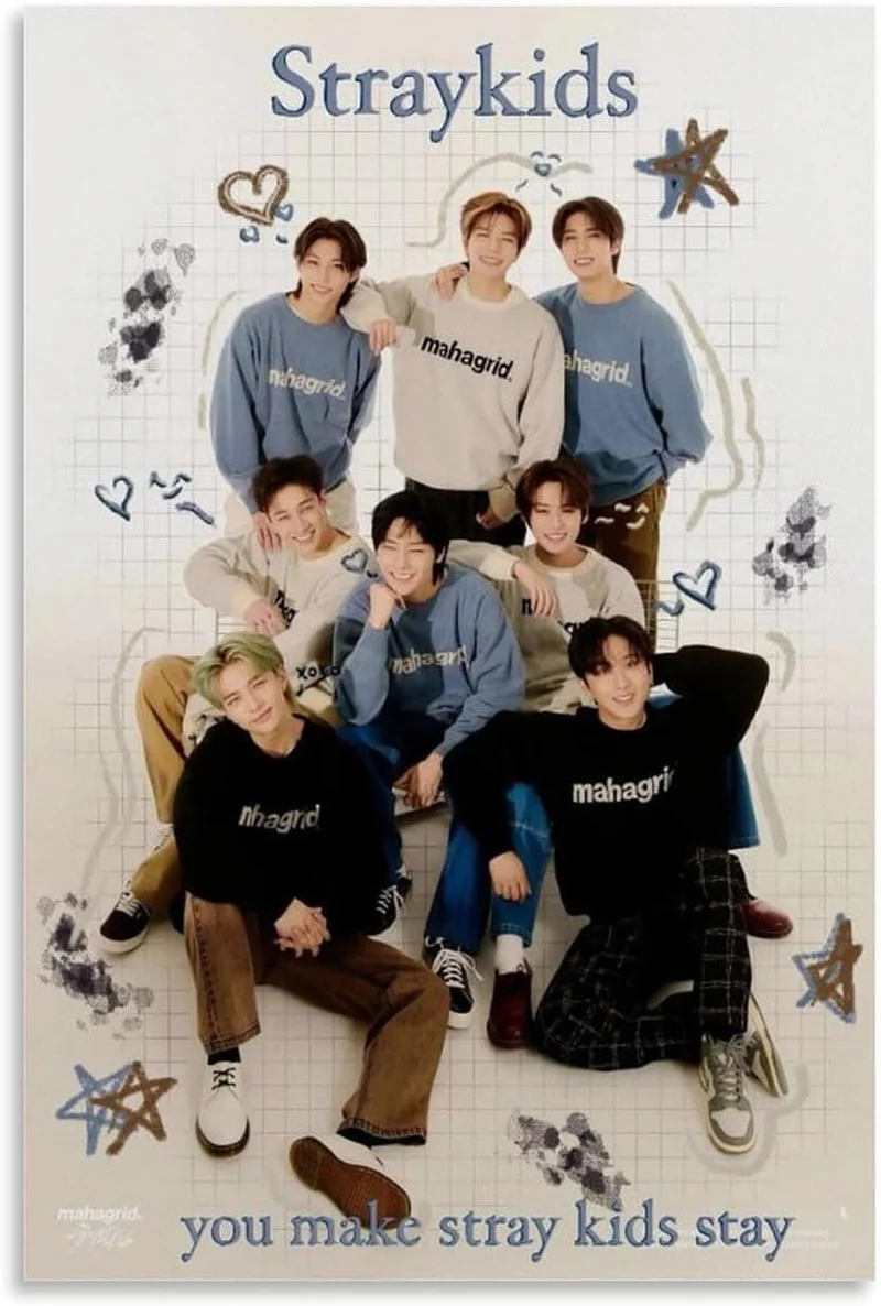 Poster vintage Stray Kids