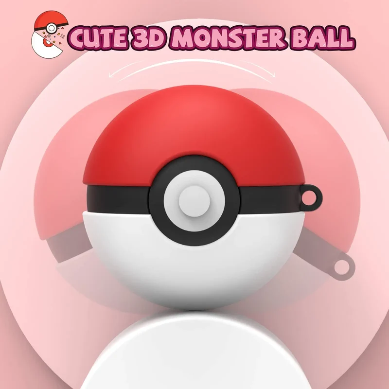 Étui de protection Pokeball pour Samsung Galaxy Buds FE, Buds 2 Pro, Buds 2, Buds Pro, Buds