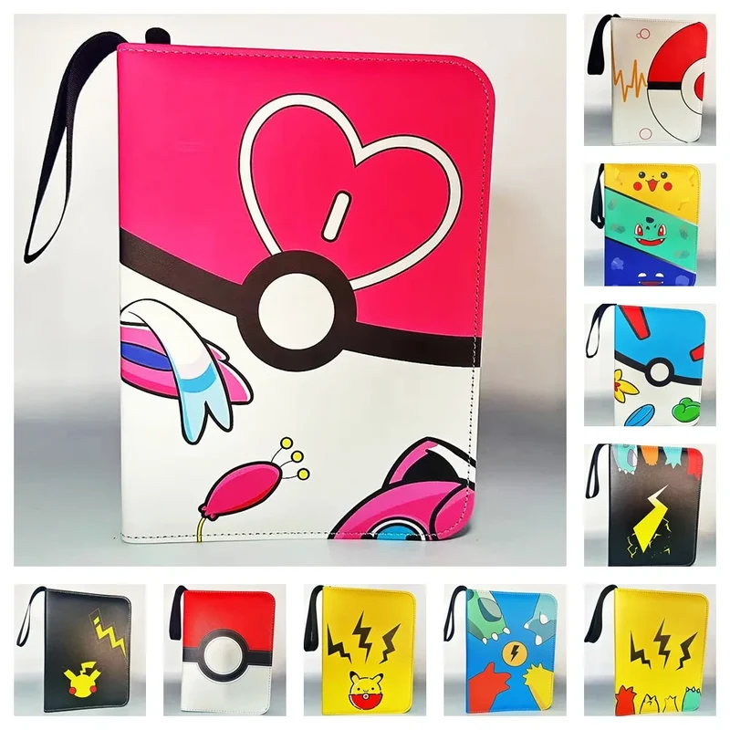Dossier collector pouvant contenir jusqu'à 320 cartes Pokémon dans de nombreux motifs Pokémon.