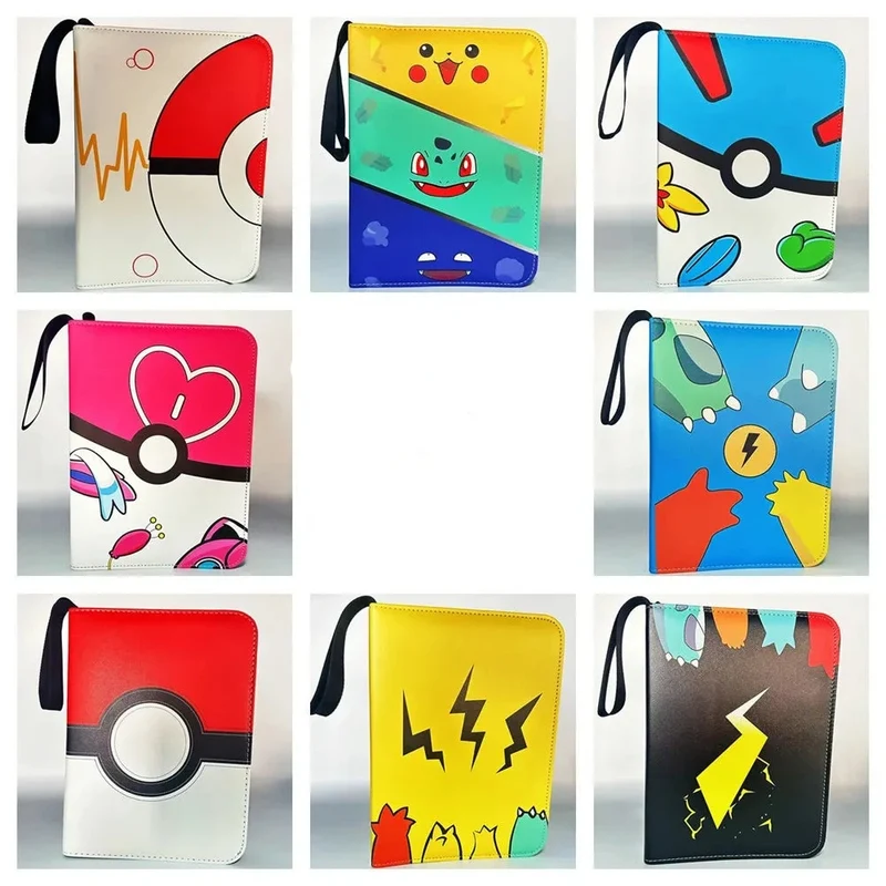 Dossier collector pouvant contenir jusqu'à 320 cartes Pokémon dans de nombreux motifs Pokémon.