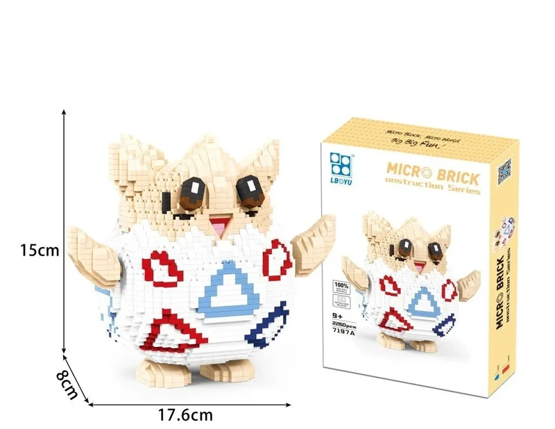 Togepi Micro Brick Clamp Ensemble de blocs de construction (2260 blocs de construction)